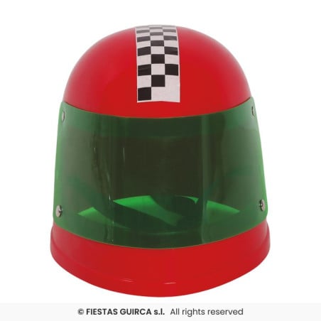 Casco Piloto F1 Infantil Rojo