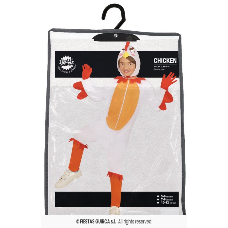 Disfraz Pollo 10-12 Años