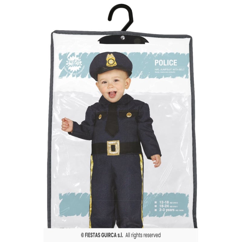Disfraz Policía 2-3 Años