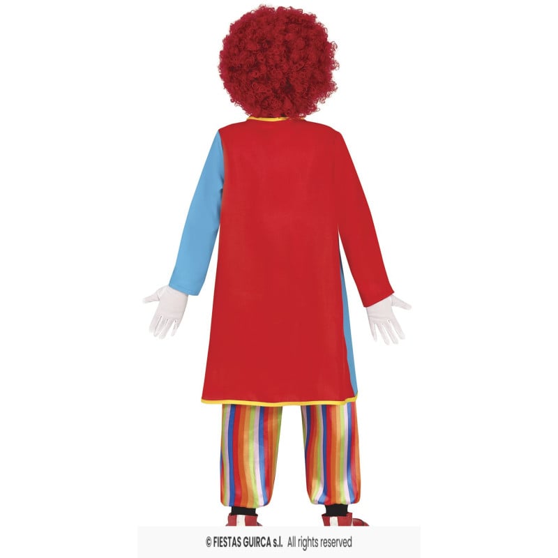 Disfraz Payaso Flores 7-9 Años