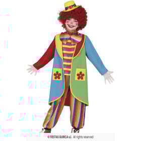Disfraz Payaso Flores 7-9 Años
