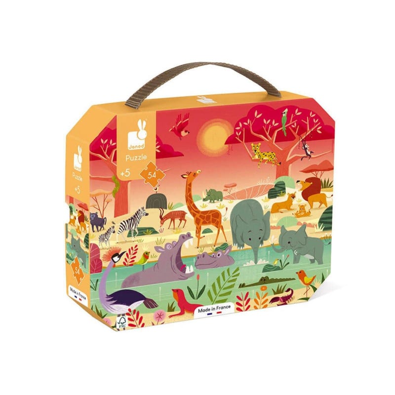 Puzle La Reserva De Animales De Janod.