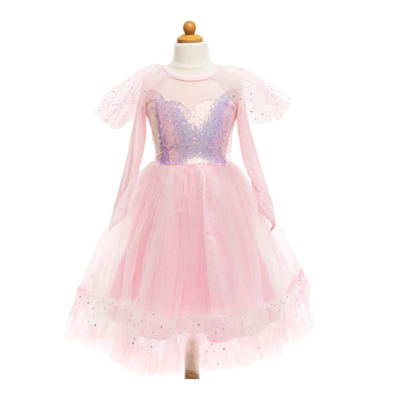 Disfraz Princesa Rosa Elegante 7-8 Años