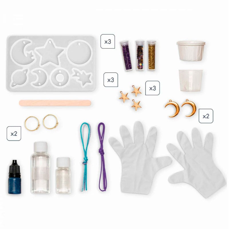Kit Creación Joyas Galácticas De Resina