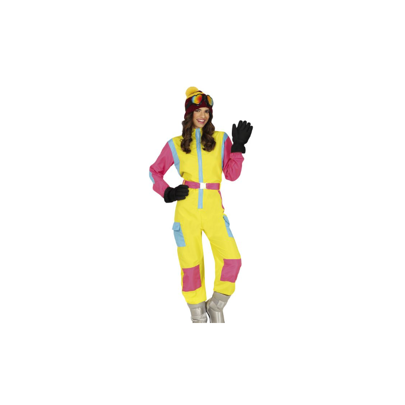 Disfraz Esquiadora Años 80 Talla 36-38
