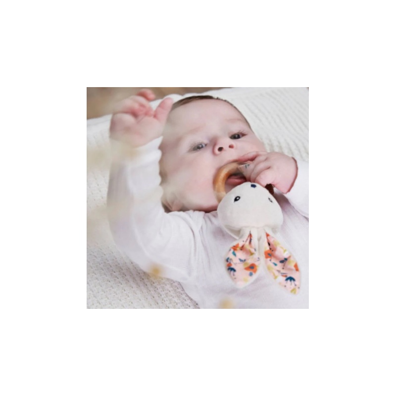 Conejito Mordedor Sonajero Cascabelero