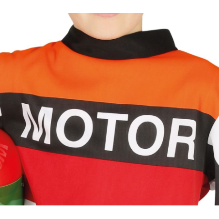 Disfraz Piloto Motos 5-6 Años