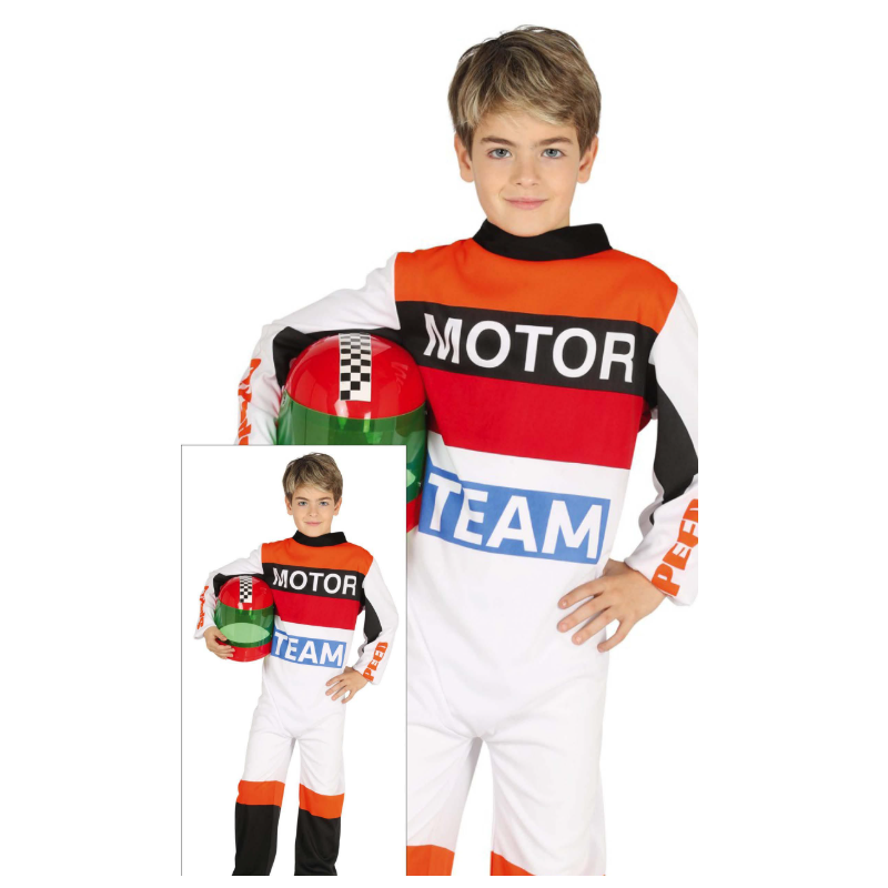 Disfraz Piloto Motos 5-6 Años