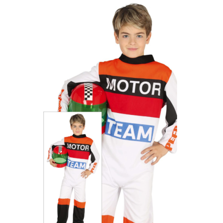 Disfraz Piloto Motos 5-6 Años