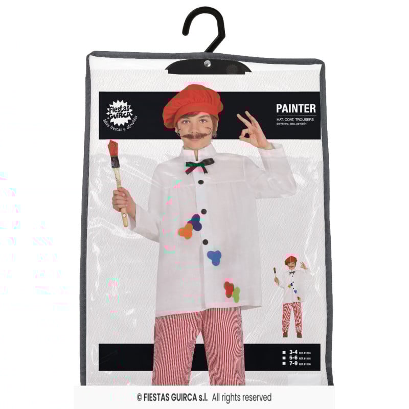 Disfraz Pintor Infantil 5-6 Años
