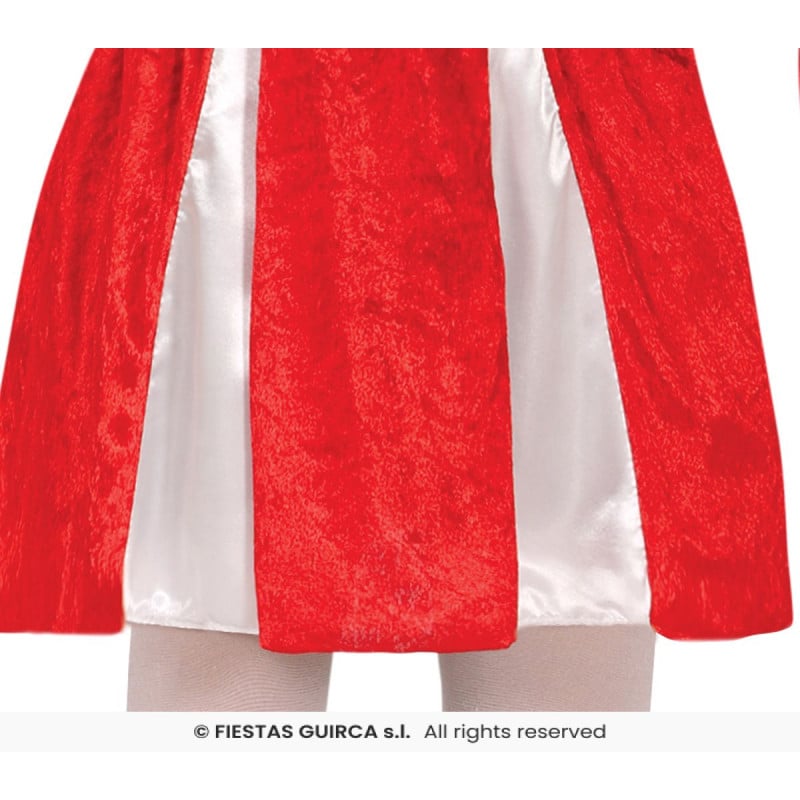 Disfraz Mosquetera Rojo 7-9 Años