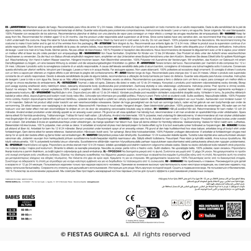 Disfraz Maquinista De Tren 12-18 Meses