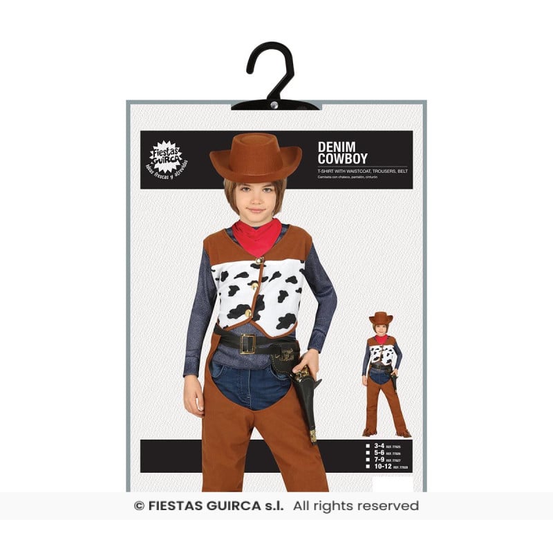 Disfraz Cowboy 10-12 Años