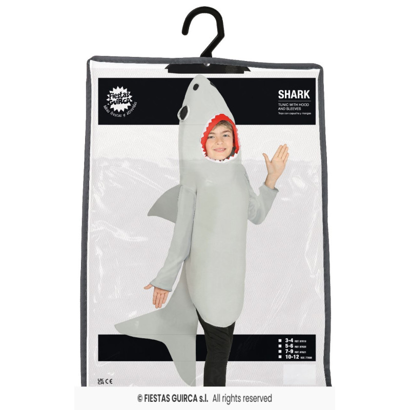 Disfraz Tiburón 10-12 Años