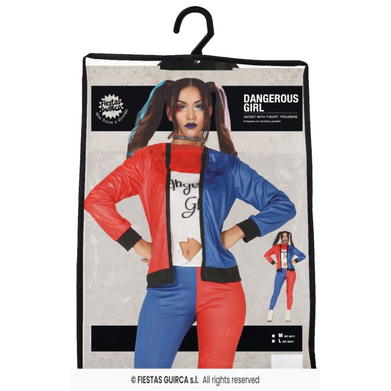 Disfraz Harley Supervillana 14-16 Años