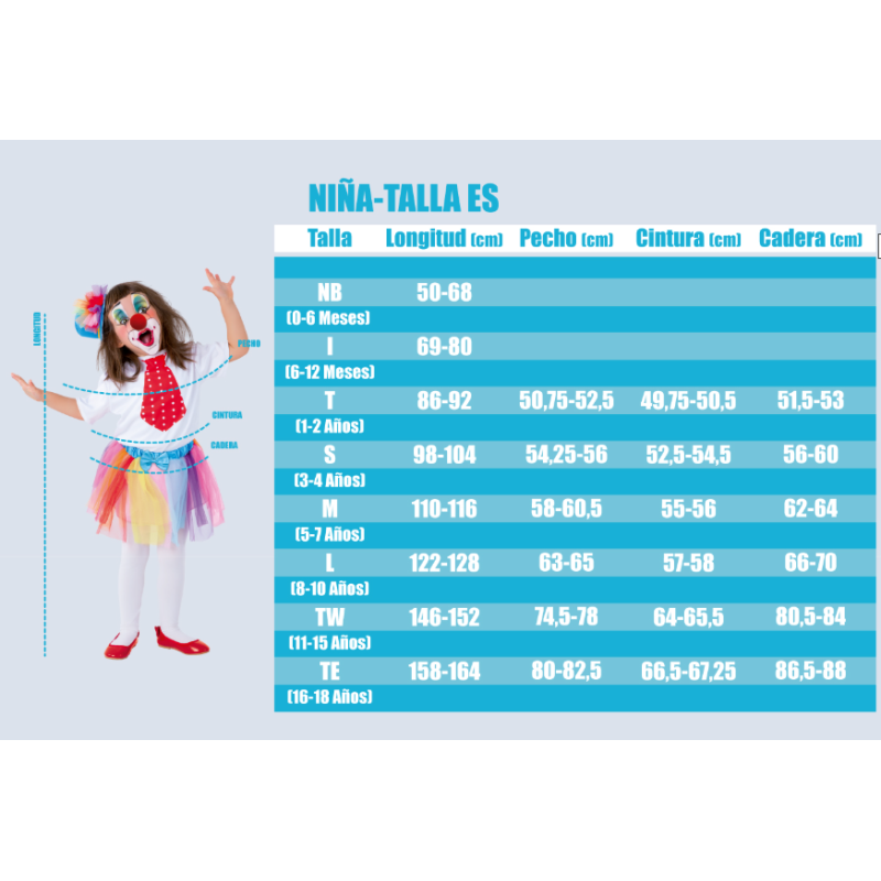 Disfraz Piratesa Tutú 5-7 Años