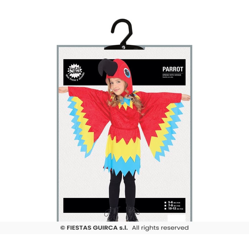 Disfraz Loro 5-6 Años