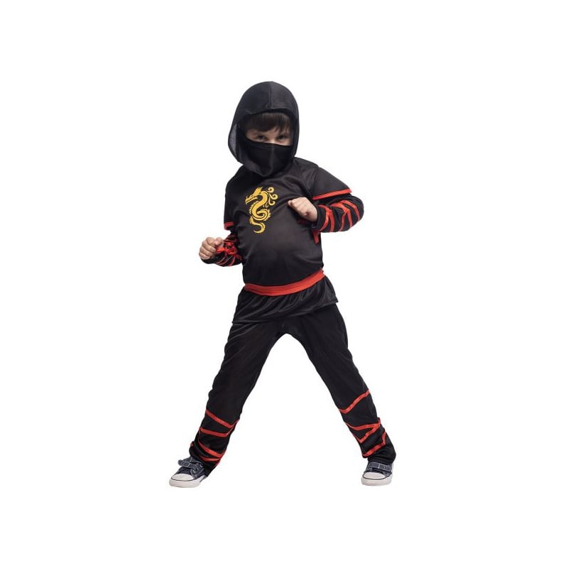 Disfraz Ninja Brilla En Oscuridad 8-10 Años