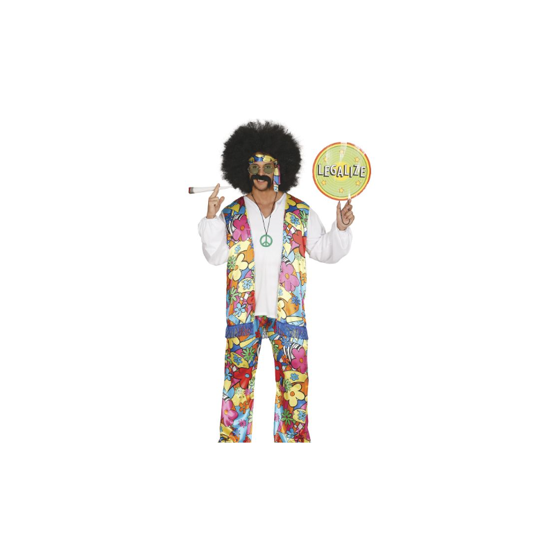 Disfraz Hippie Arcoíris Talla 54-56
