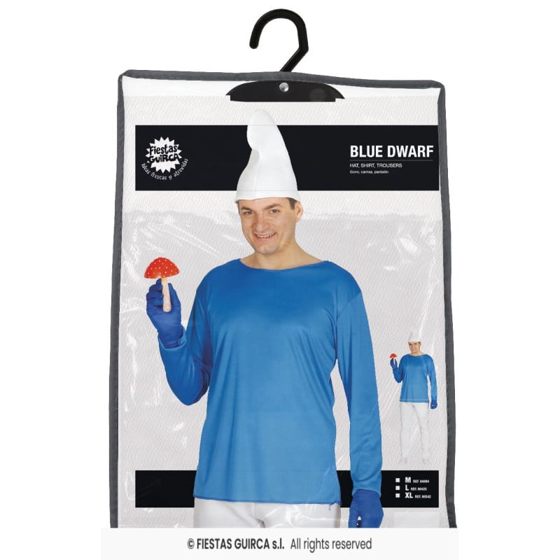 Disfraz Pitufo Talla 52-54