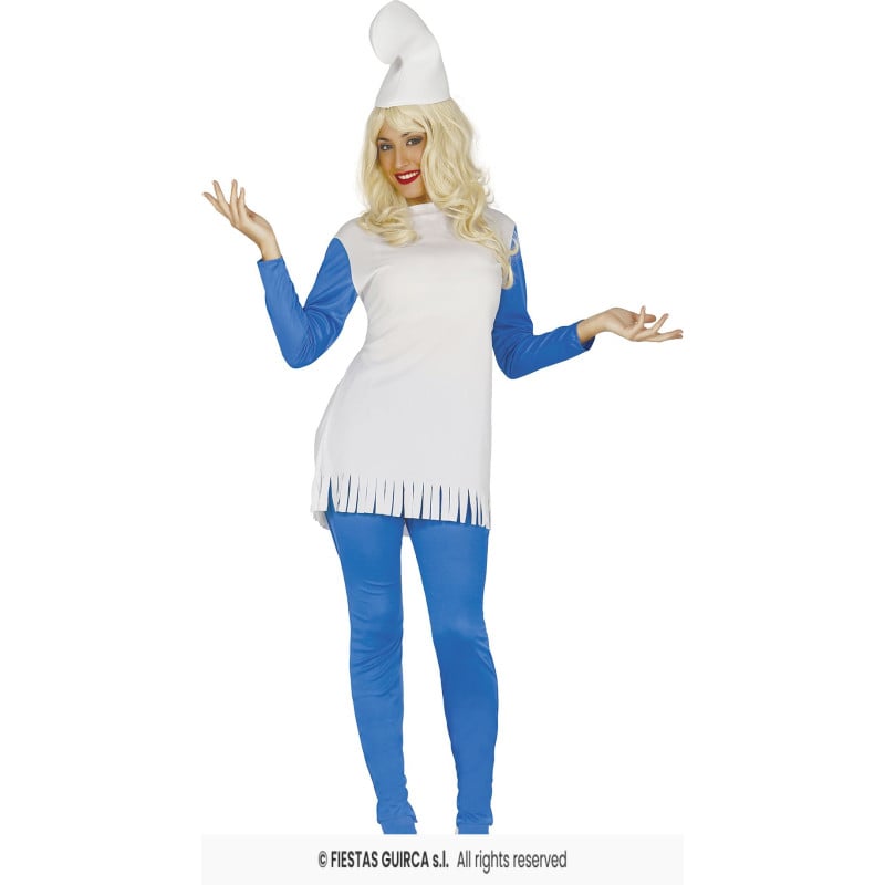 Disfraz Pitufina Talla 42-44