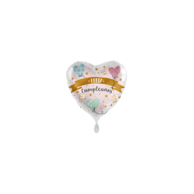 Globo Feliz Cumpleaños Corazones