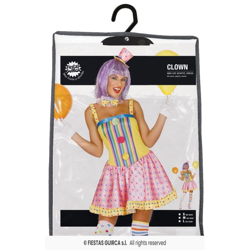 Disfraz Payasa Talla 42-44