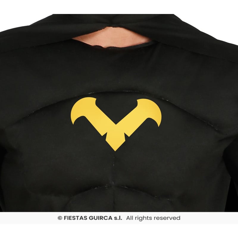 Disfraz Superhéroe Negro Talla 46-48