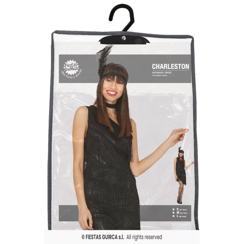 Disfraz Charleston Negro Talla 44-46