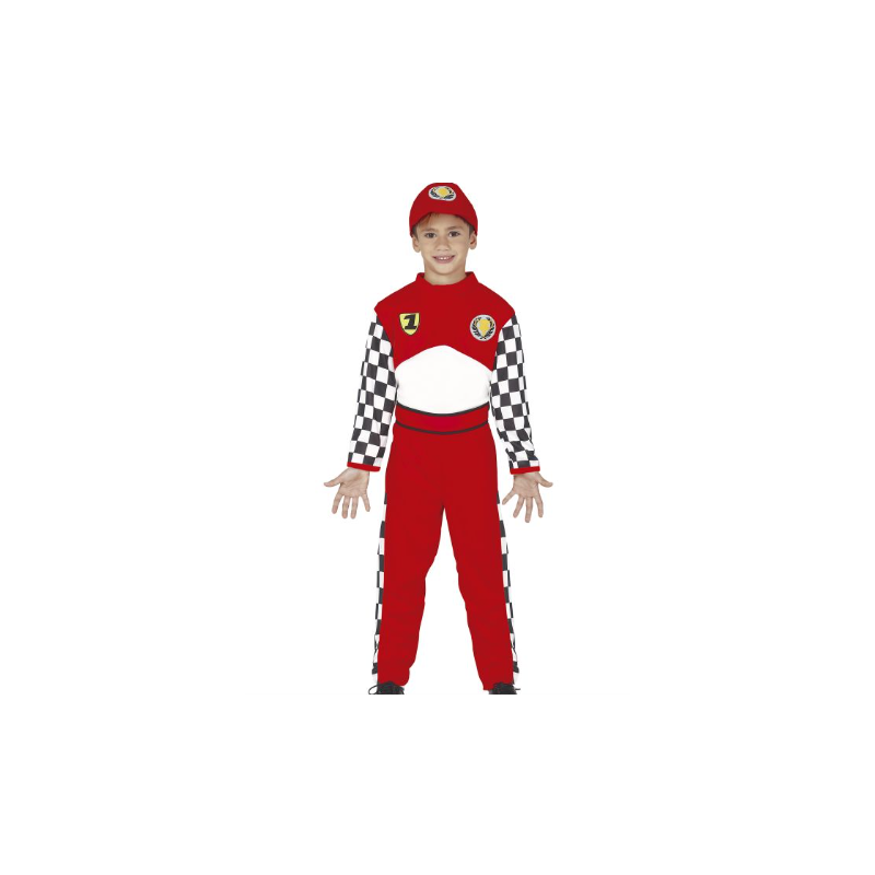 Disfraz Piloto Fórmula 1 3-4 Años