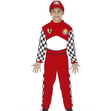 Disfraz Piloto Fórmula 1 3-4 Años