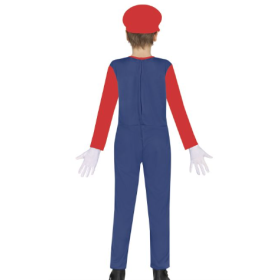 Disfraz Fontanero Rojo Infantil 3-4 Años 2