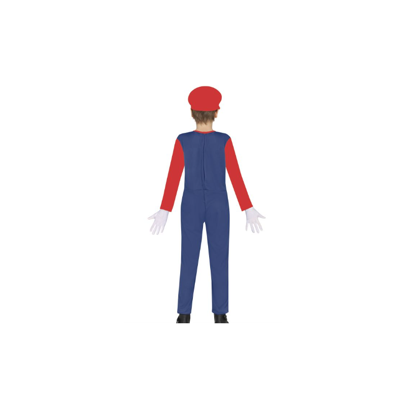 Disfraz Fontanero Rojo Infantil 3-4 Años