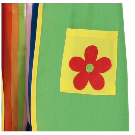 Disfraz Payaso Flores 10-12 Años