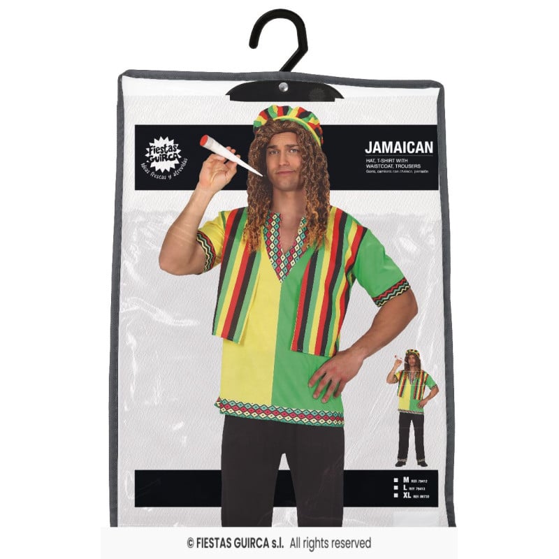 Disfraz Jamaicano Talla 52-54