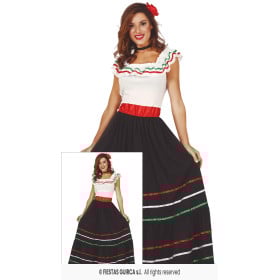 Disfraz Mexicana Talla 36-38 De Guirca