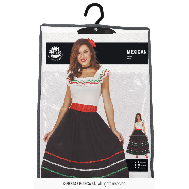 Disfraz Mexicana Talla 38-40