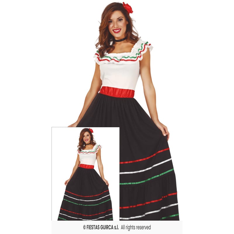 Disfraz Mexicana Talla 42-44 De Guirca