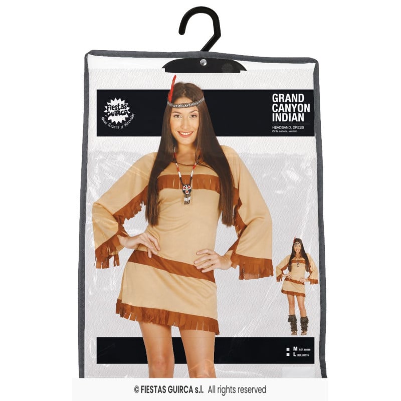 Disfraz India Del Gran Cañón Talla 42-44