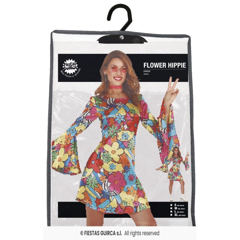 Disfraz Hippie Talla 38-40