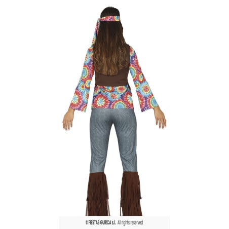 Disfraz Hippie Adulta Talla XL 44-46