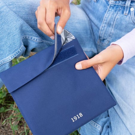 Lunch Bag Bolsa Sobre Isotérmica Azul Milan