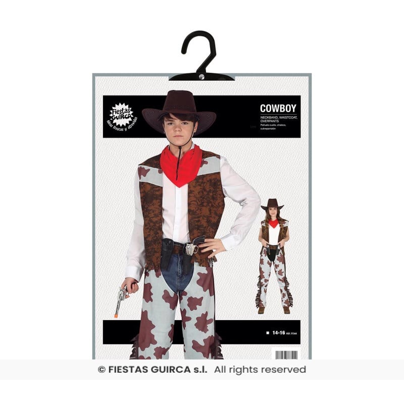 Disfraz Cowboy 14-16 Años