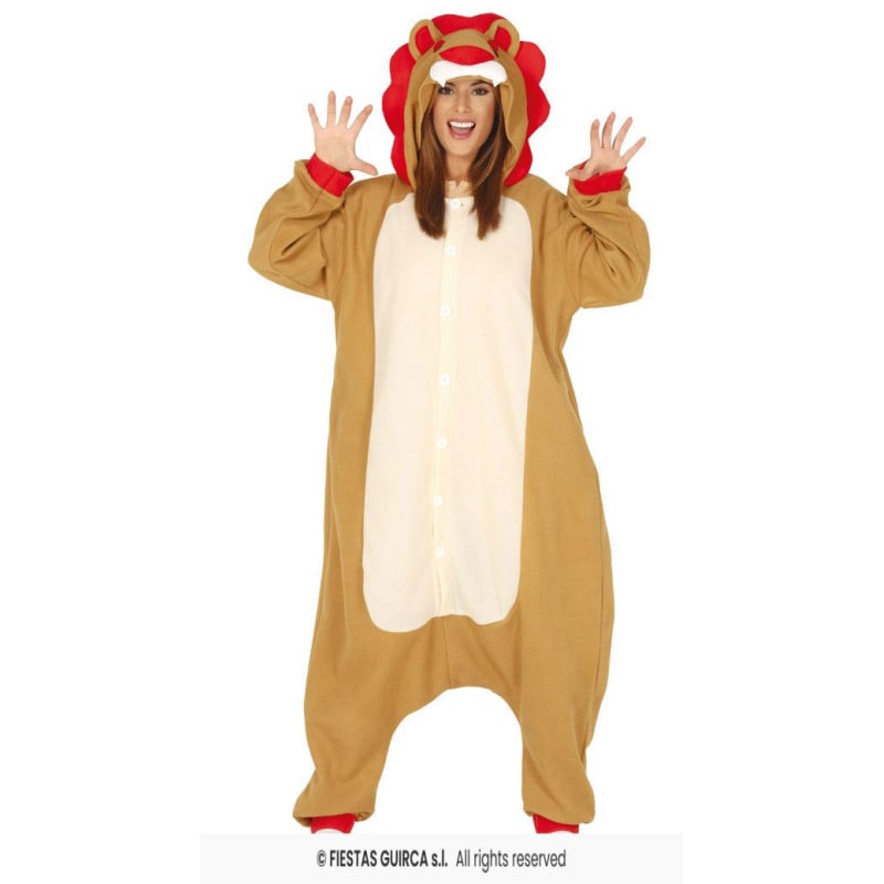 Disfraz León Pijama Talla 52-54