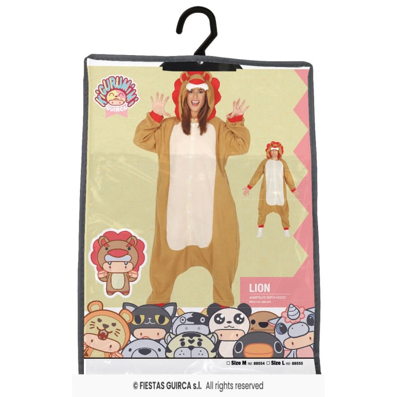 Disfraz León Pijama Talla 52-54