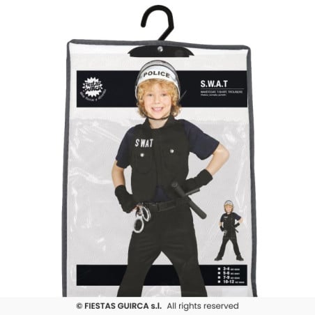 Disfraz SWAT Talla 5-6 Años