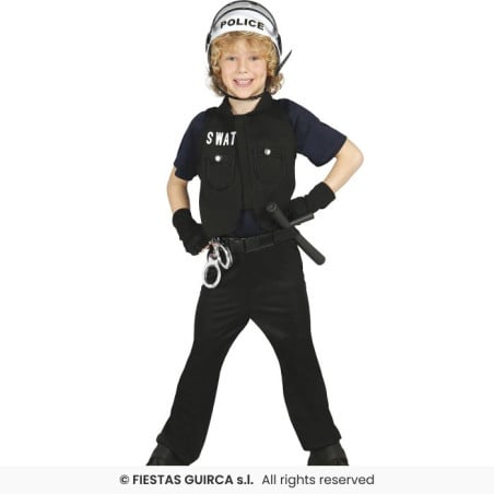 Disfraz SWAT Talla 7-9 Años