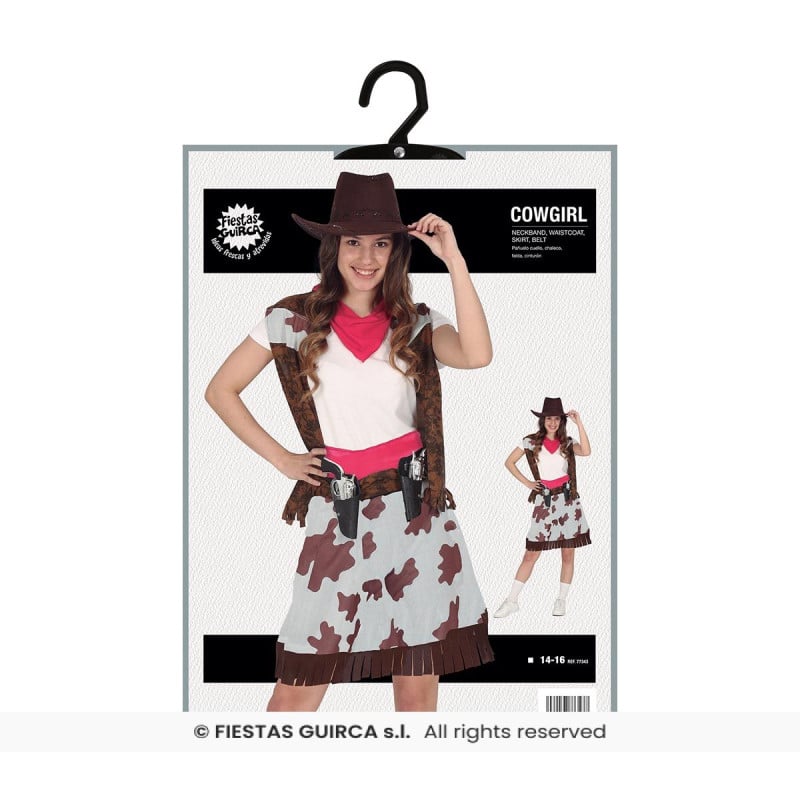 Disfraz Cowgirl Talla 14-16 Años