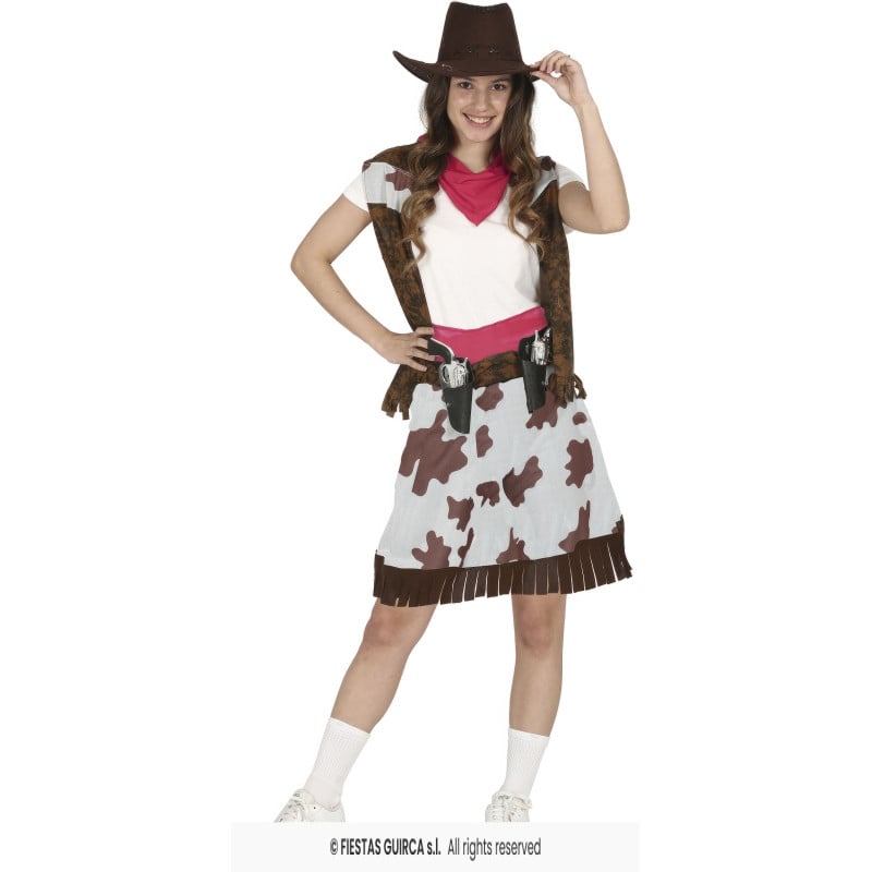 Disfraz Cowgirl Talla 14-16 Años De Guirca