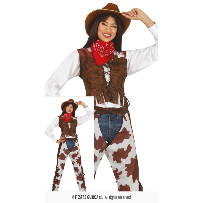 Disfraz Cowgirl Talla 38-40 De Guirca